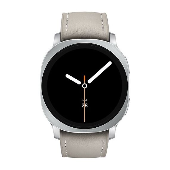 Galaxy Watch8 | 40 мм | Silver | Hybrid/Taupe | S/M/L, Размер: 40 мм, Цвет: Silver, Тип ремешка: Hybrid, Цвет ремешка: Taupe, Размер ремешка: S/M/L, Подключение часов: Bluetooth / Wi-Fi, изображение 2
